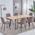Florence Oak Extending Dining Table