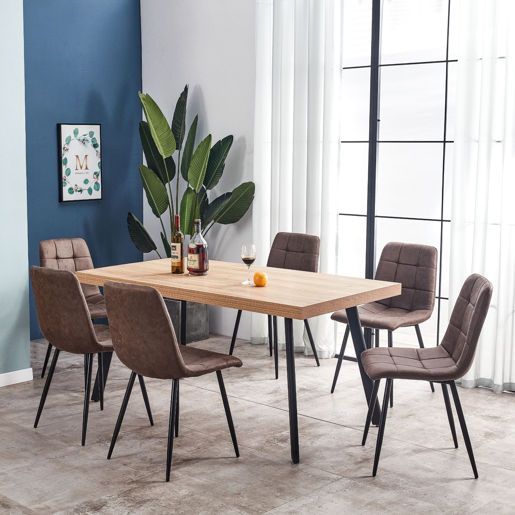 Florence Dining Chair Brown - Lawlors Furniture & Flooring