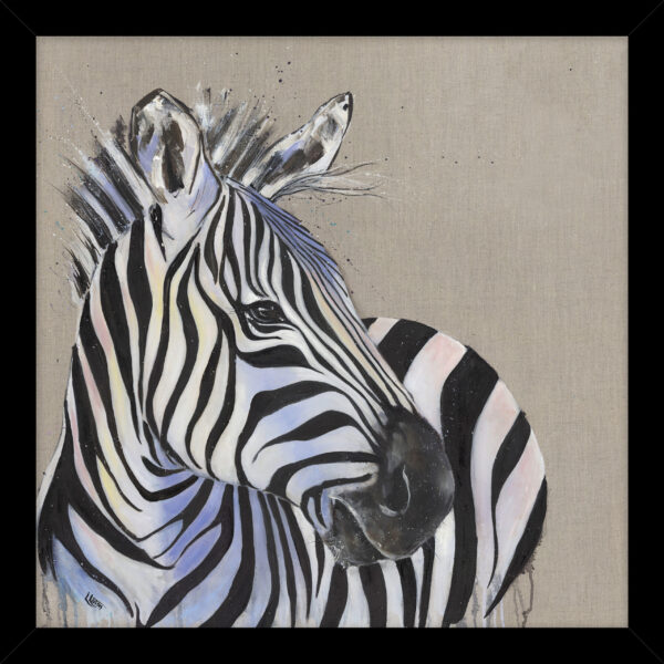 Zebadee - Zebra Framed Print