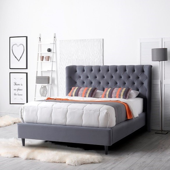 Sofia Bed Frame Grey