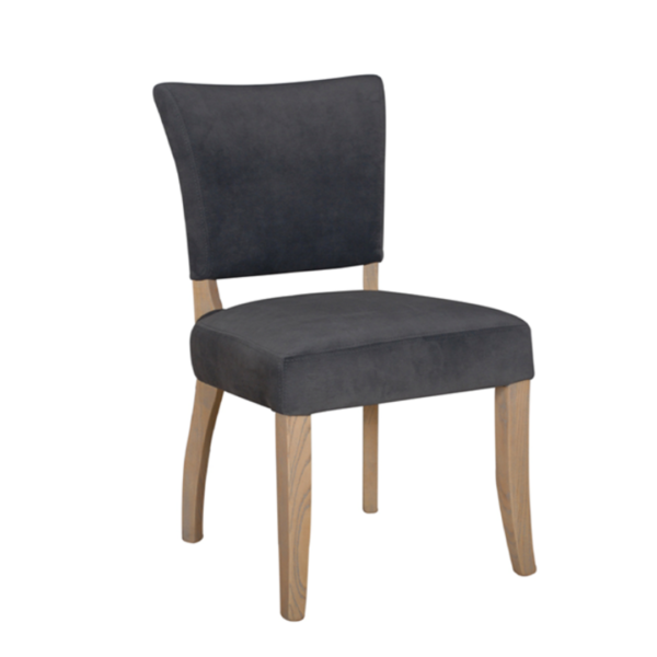 Ontario Dark Grey Velvet Chair