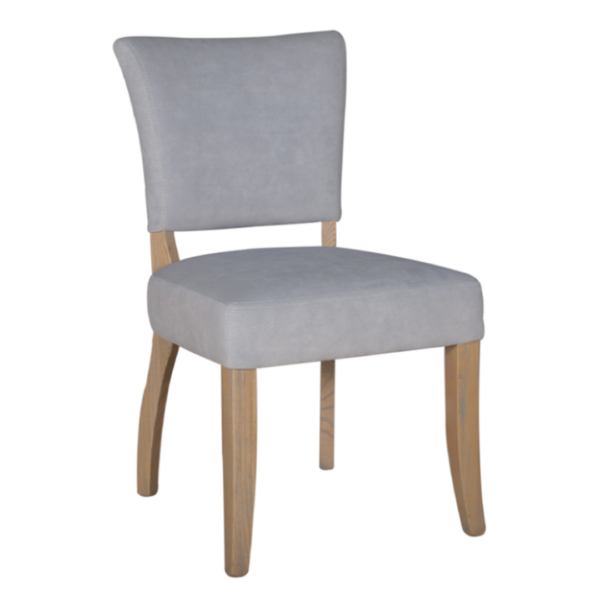 Ontario Light Grey Velvet Chair