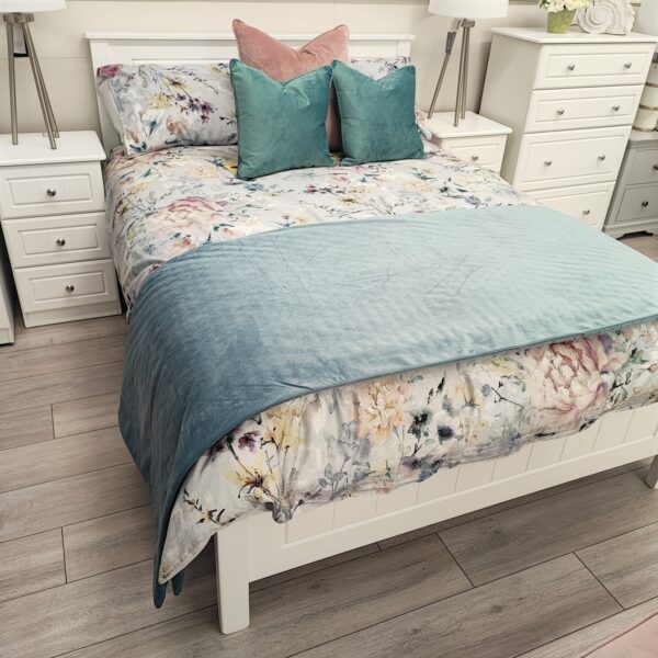 Everly bedframe, wooden bed, bedroom furniture