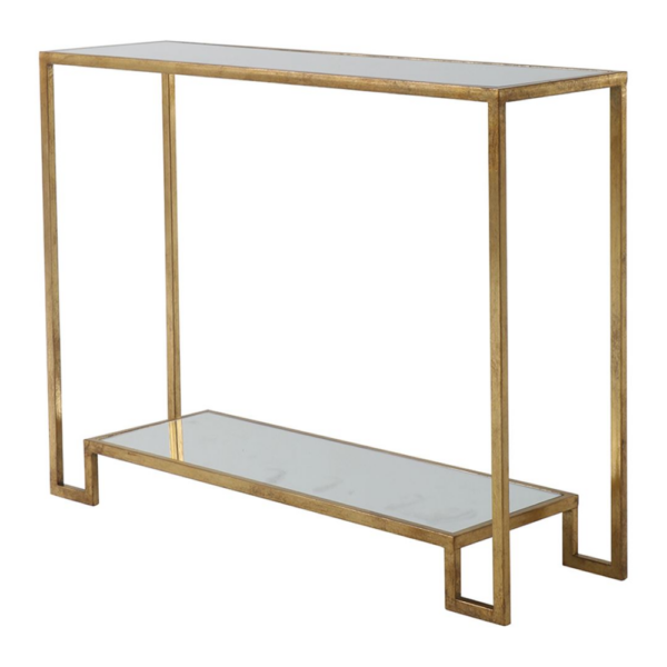 GOLD-CONSOLE-TABLE-WITH-SHELF