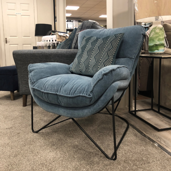 bray chair denim blue